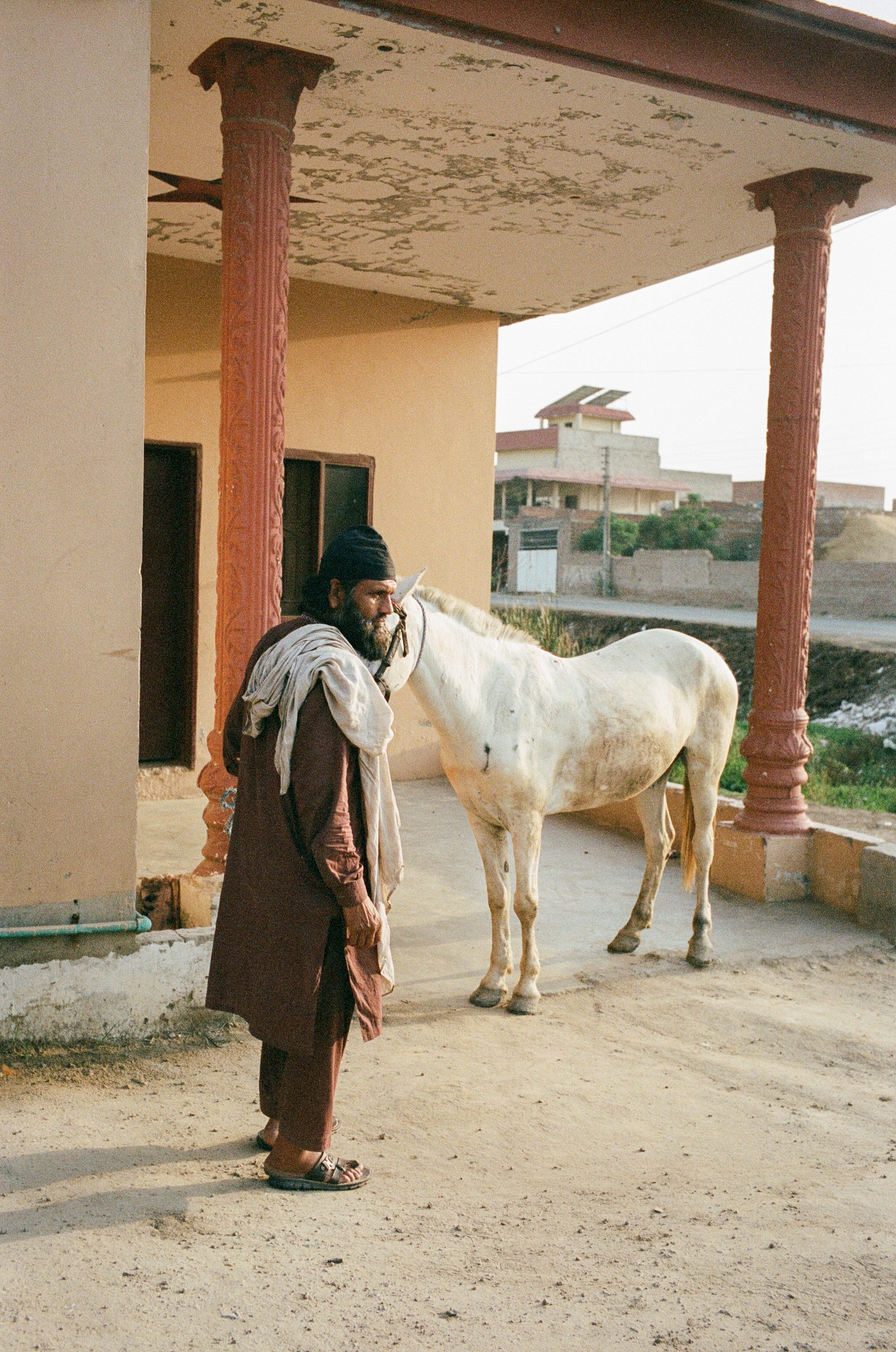 Fig. — man and horse